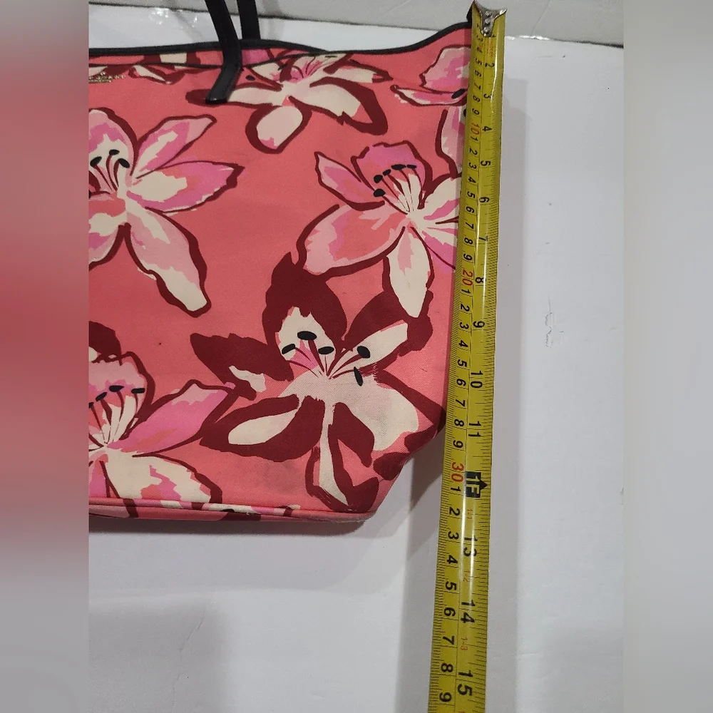Kate Spade Floral Pink Diaper Tote Bag 19×13×7 in.